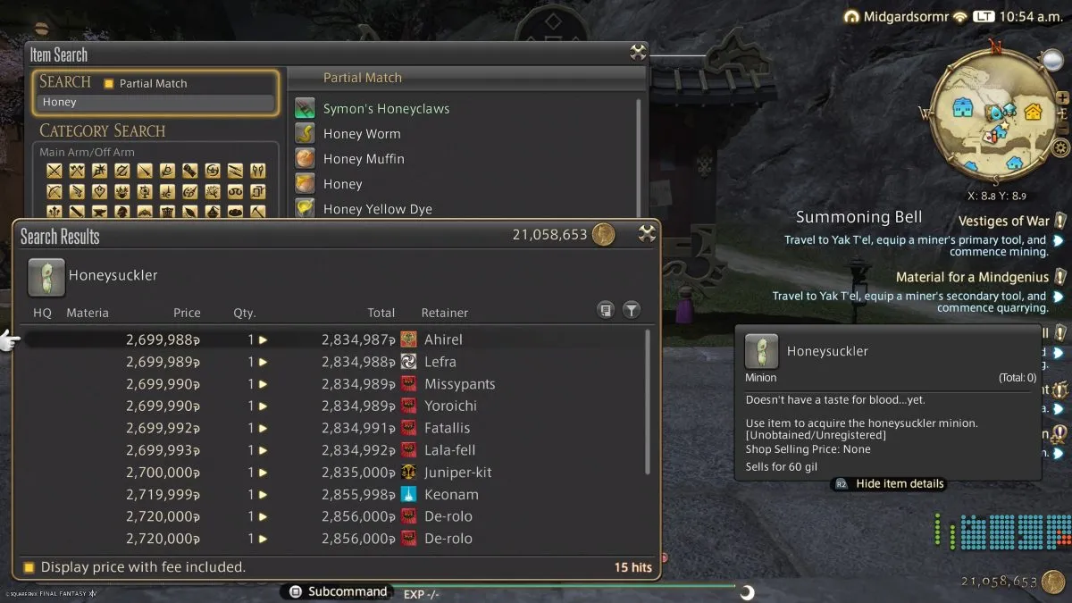 How to get the FFXIV Dawntrail Honeysuckler minion
