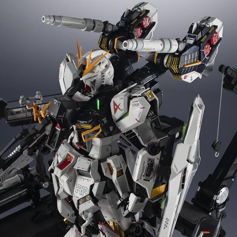 Metal Structure Nu Gundam with alternate parts - front